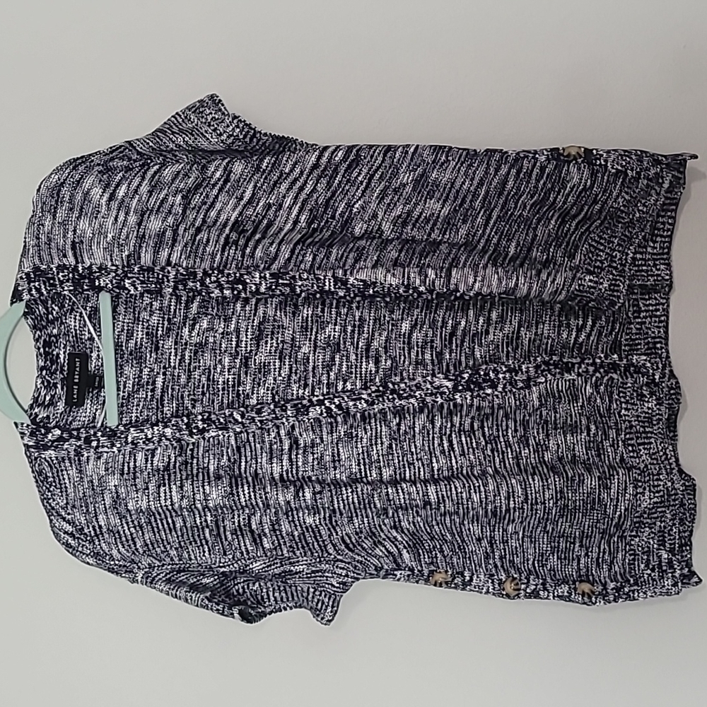 Lane Bryant Short Slie Slit Open Front O